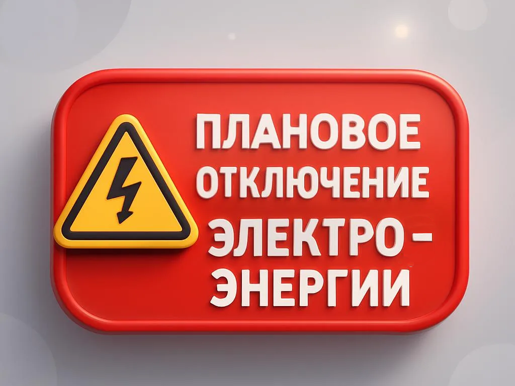Плановое отключение электроэнергии на 28.07.2026г..