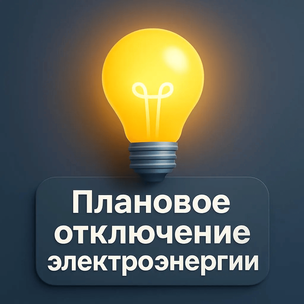 Плановое отключение электроэнергии на 06.02.2026г..